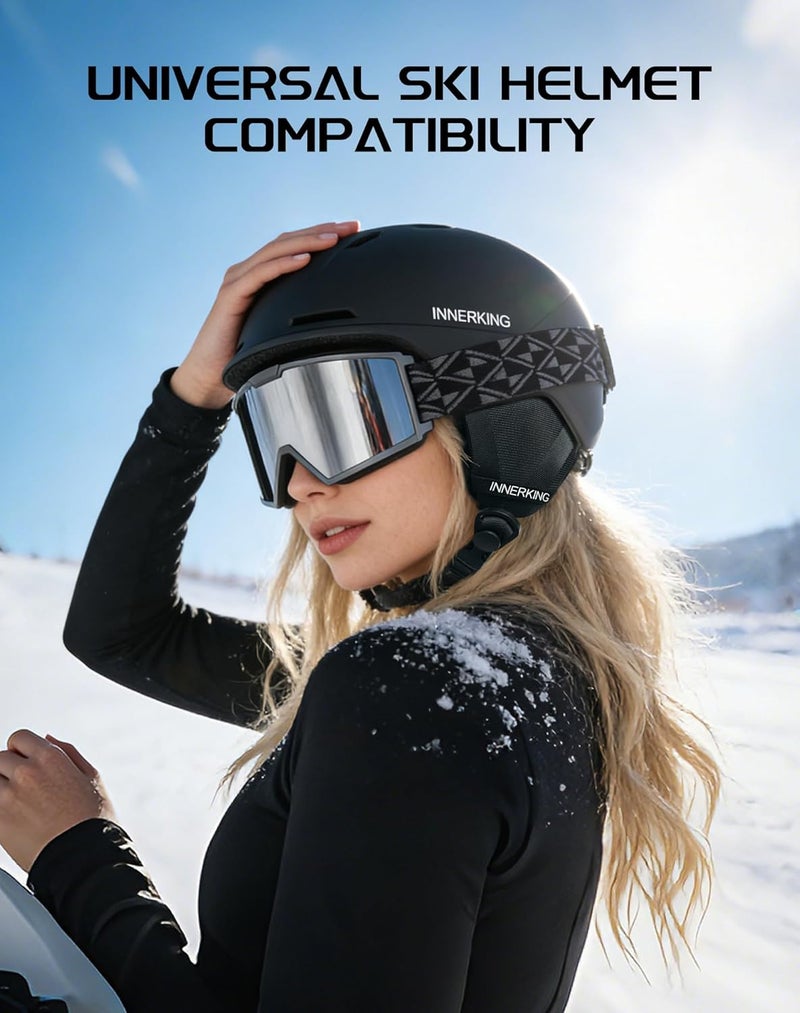Innerking OTG Ski Goggles SGS Approved, Over Glasses Snow Snowboarding Winter Goggles Anti Fog for Adult, Youth, Men Women - Image 5